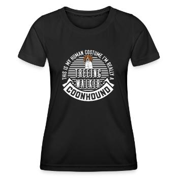 Treeing Walker Coonhound - Women's Functional T-Shirt - black - Front - AI Model Female 172 light (172cm)
