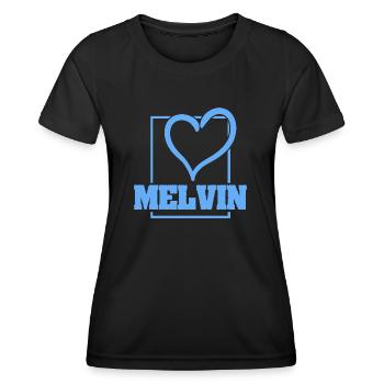 Marriage for Melvin Bachelor JGA - Women's Functional T-Shirt - black - Front - AI Model Female 172 light (172cm)