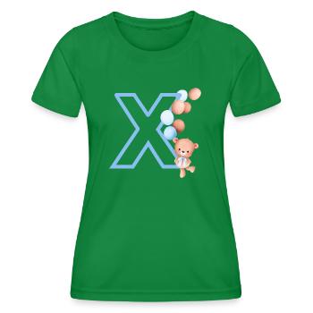 Blue Letter x Bear - Women's Functional T-Shirt - kelly green - Front - AI Model Female 172 dark (172cm)