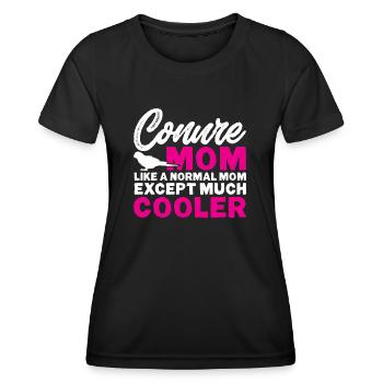 Molinasittich Perroquet Oiseau Perruche du Soleil - T-shirt sport Femme - noir - Devant - AI Model Female 172 light (172cm)