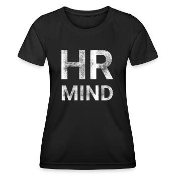 HR Mind - Frauen Funktions-T-Shirt - Schwarz - Vorne - AI Model Female 172 light (172cm)