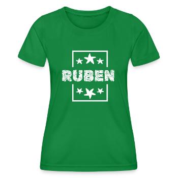 Ruben Ruben - Frauen Funktions-T-Shirt - Kelly Green - Vorne - AI Model Female 172 dark (172cm)
