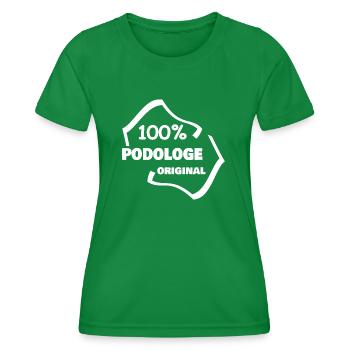 Profession Podiatrist - Women's Functional T-Shirt - kelly green - Front - AI Model Female 172 dark (172cm)