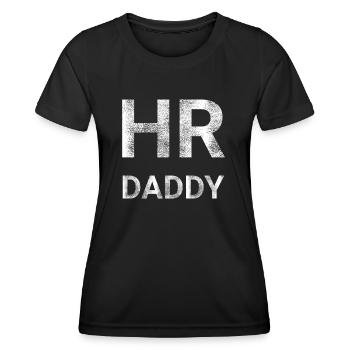 Personalwesen HR Papa - Frauen Funktions-T-Shirt - Schwarz - Vorne - AI Model Female 172 light (172cm)