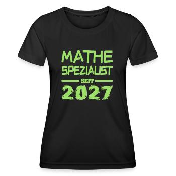 Witzig 2027 - Frauen Funktions-T-Shirt - Schwarz - Vorne - AI Model Female 172 light (172cm)