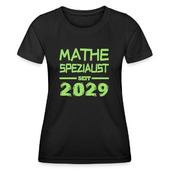 Mathe 2029 - Frauen Funktions-T-Shirt - Schwarz - Vorne - AI Model Female 172 light (172cm)