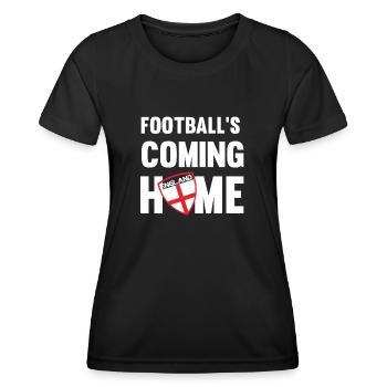 ENGLAND IT'S COMING HOME - Women's Functional T-Shirt - black - Front - AI Model Female 172 light (172cm)