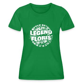 Floris - Frauen Funktions-T-Shirt - Kelly Green - Vorne - AI Model Female 172 dark (172cm)