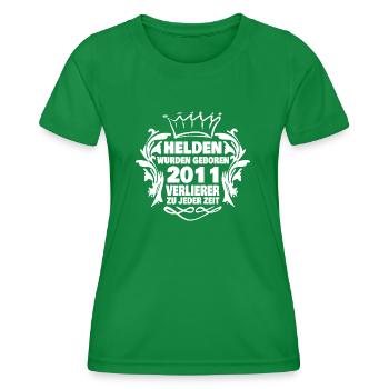 Heroes 2011 - Women's Functional T-Shirt - kelly green - Front - AI Model Female 172 dark (172cm)