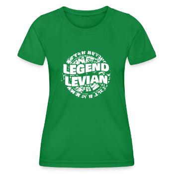 Mann Levian - Frauen Funktions-T-Shirt - Kelly Green - Vorne - AI Model Female 172 dark (172cm)