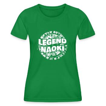 Naoki - Frauen Funktions-T-Shirt - Kelly Green - Vorne - AI Model Female 172 dark (172cm)