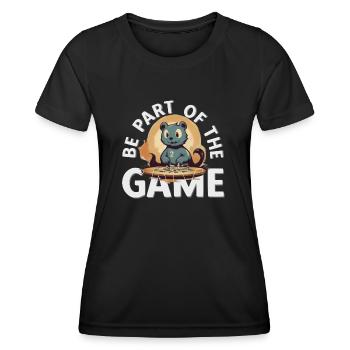Boardgamer - Be part of the game - Women's Functional T-Shirt - black - Front - AI Model Female 172 light (172cm)