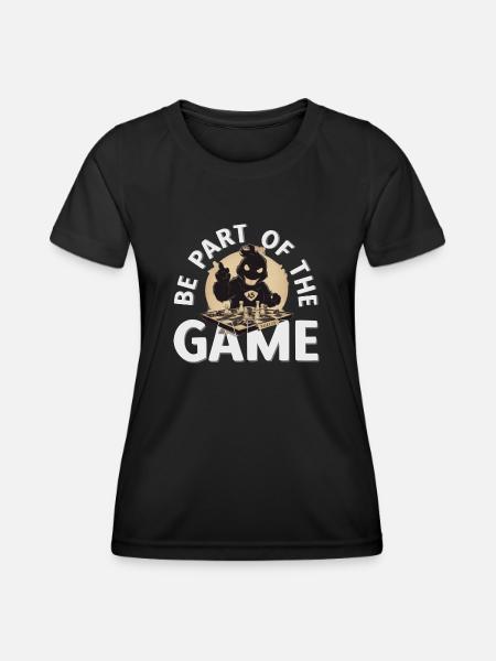 Boardgamer - Be part of the game - Frauen Funktions-T-Shirt - Schwarz