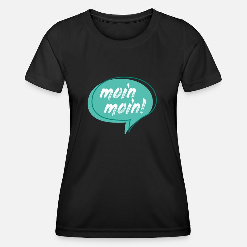 good Morning - Women's Functional T-Shirt - black