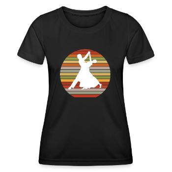Dancing Dance Music - Women's Functional T-Shirt - black - Front - AI Model Female 172 light (172cm)