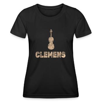 Viola Clemens - Women's Functional T-Shirt - black - Front - AI Model Female 172 light (172cm)
