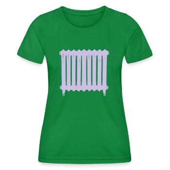 radiator - Women's Functional T-Shirt - kelly green - Front - AI Model Female 172 dark (172cm)