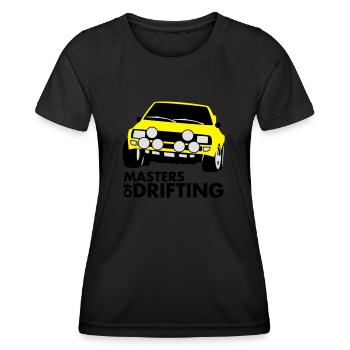 Masters of drifting - Women's Functional T-Shirt - black - Front - AI Model Female 172 light (172cm)