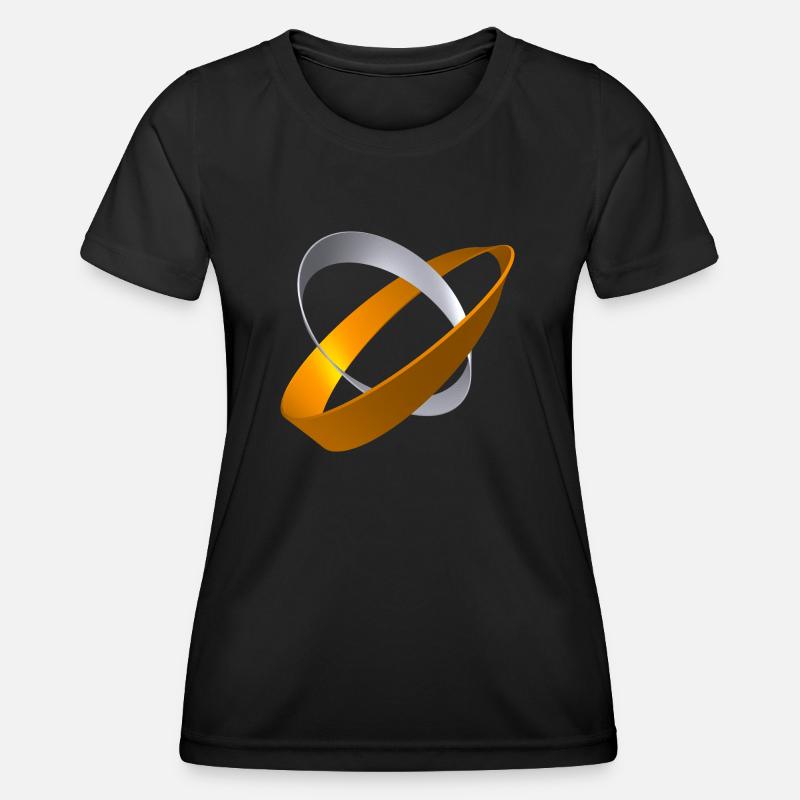 Möbiusband - Women's Functional T-Shirt - black