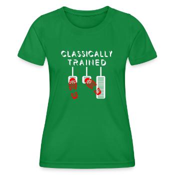 Manuelle Gangschaltung Knüppelschaltung - Frauen Funktions-T-Shirt - Kelly Green - Vorne - AI Model Female 172 dark (172cm)