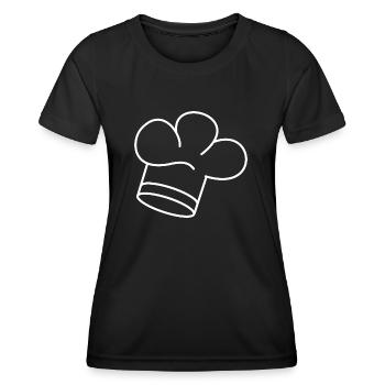 Toque - T-shirt sport Femme - noir - Devant - AI Model Female 172 light (172cm)