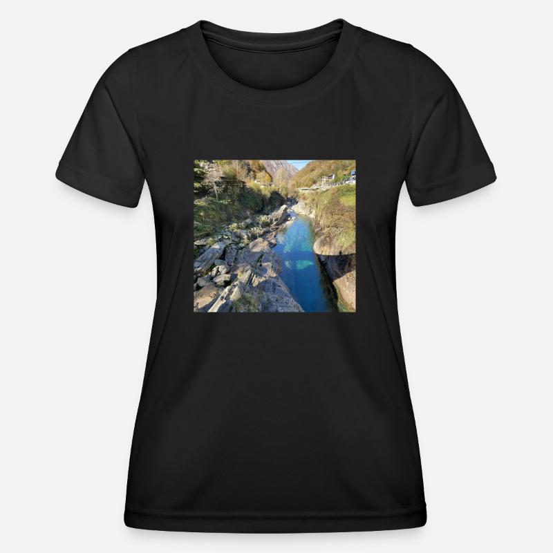 Verzasca - Women's Functional T-Shirt - black