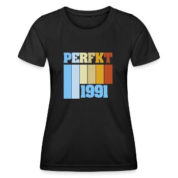 Perfect 1991 - Women's Functional T-Shirt - black - Front - AI Model Female 172 light (172cm)