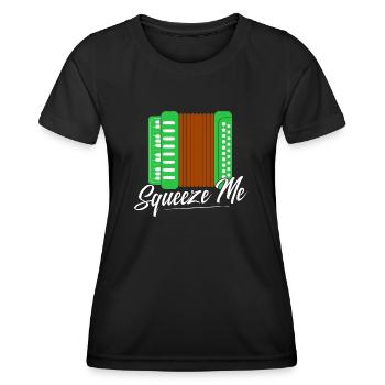 Squeeze Me Polka Accordion - Women's Functional T-Shirt - black - Front - AI Model Female 172 light (172cm)