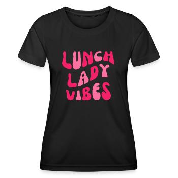 Déjeuner Lady Vibes - T-shirt sport Femme - noir - Devant - AI Model Female 172 light (172cm)