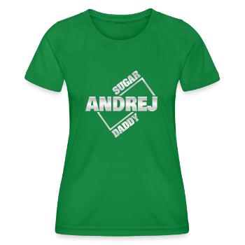 Sugardaddy Andrej - Frauen Funktions-T-Shirt - Kelly Green - Vorne - AI Model Female 172 dark (172cm)