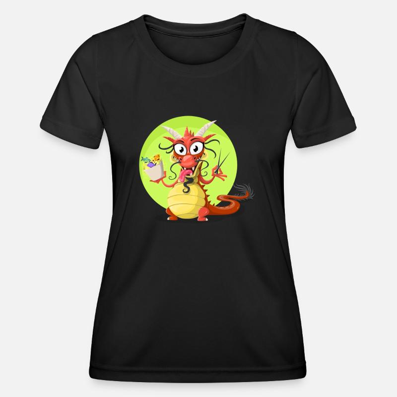 dragon - Women's Functional T-Shirt - black