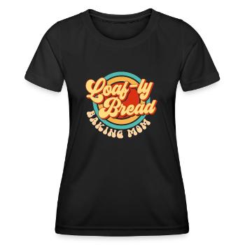 Bread Baking Baker Bakery Sourdough - Women's Functional T-Shirt - black - Front - AI Model Female 172 light (172cm)