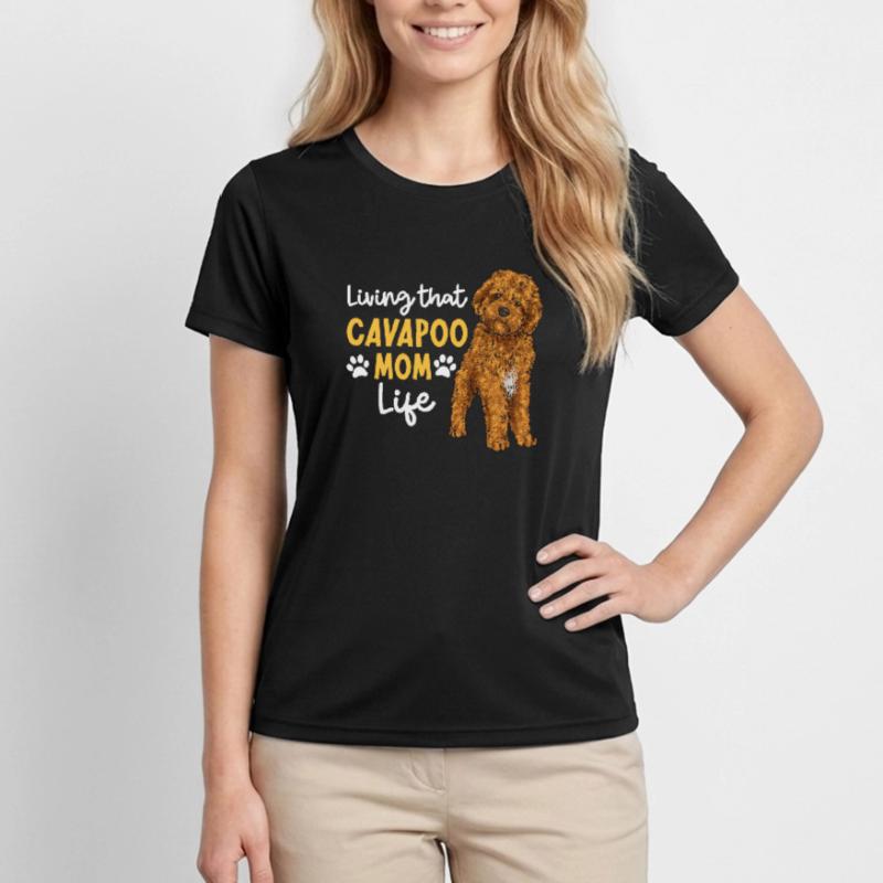 Cavapoo Cavoodle Capoodle Dog Women's Functional T-Shirt