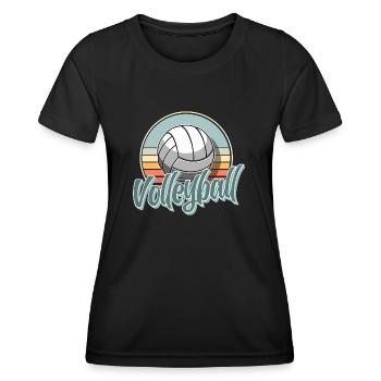 Volleyball - Women's Functional T-Shirt - black - Front - AI Model Female 172 light (172cm)