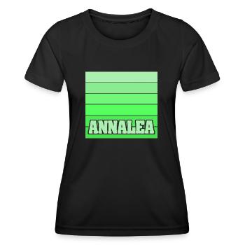 Gift idea Annalea - Women's Functional T-Shirt - black - Front - AI Model Female 172 light (172cm)