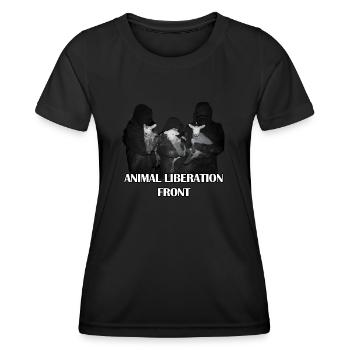 ALF - Animal Liberation Front - Women's Functional T-Shirt - black - Front - AI Model Female 172 light (172cm)