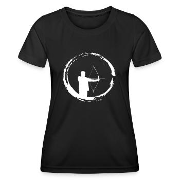 Archer Gift Sports - T-shirt sport Femme - noir - Devant - AI Model Female 172 light (172cm)