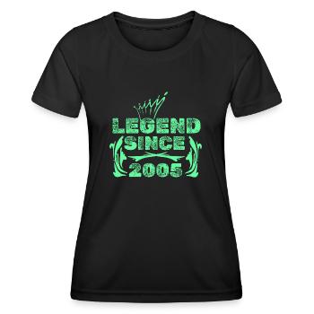 Gift idea 2005 - Women's Functional T-Shirt - black - Front - AI Model Female 172 light (172cm)