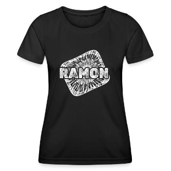 Geburt Ramon - Frauen Funktions-T-Shirt - Schwarz - Vorne - AI Model Female 172 light (172cm)