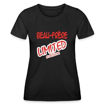 Schwager LIMITIERTE AUFLAGE - Frauen Funktions-T-Shirt - Schwarz - Vorne - AI Model Female 172 light (172cm)