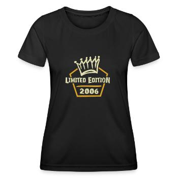 2006 - T-shirt sport Femme - noir - Devant - AI Model Female 172 light (172cm)