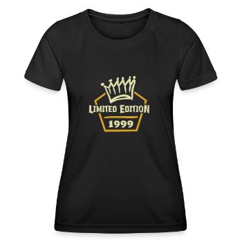 1999 - T-shirt sport Femme - noir - Devant - AI Model Female 172 light (172cm)