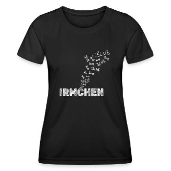Geschenk für Irmchen - Frauen Funktions-T-Shirt - Schwarz - Vorne - AI Model Female 172 light (172cm)