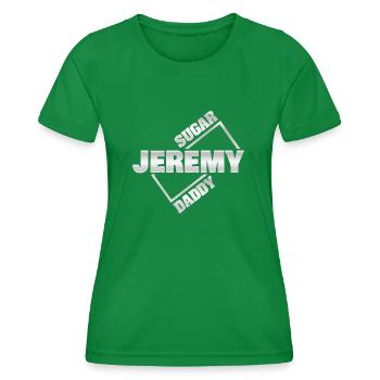 Jeremy als Sugardaddy - Frauen Funktions-T-Shirt - Kelly Green - Vorne - AI Model Female 172 dark (172cm)