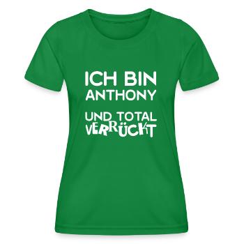 Anthony - Frauen Funktions-T-Shirt - Kelly Green - Vorne - AI Model Female 172 dark (172cm)