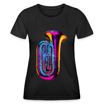 Tuba - Women's Functional T-Shirt - black - Front - AI Model Female 172 light (172cm)
