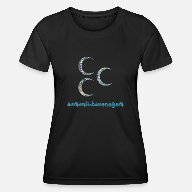 crescent moons e 733 - Women's Functional T-Shirt - black