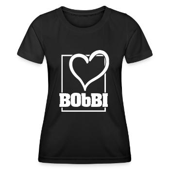 Geschenk für Bobbi - Frauen Funktions-T-Shirt - Schwarz - Vorne - AI Model Female 172 light (172cm)