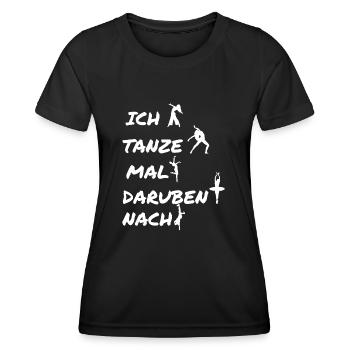 Dancing Dance Music - Frauen Funktions-T-Shirt - Schwarz - Vorne - AI Model Female 172 light (172cm)