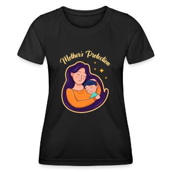 Mother's Day Strong Design - Women's Functional T-Shirt - black - Front - AI Model Female 172 light (172cm)